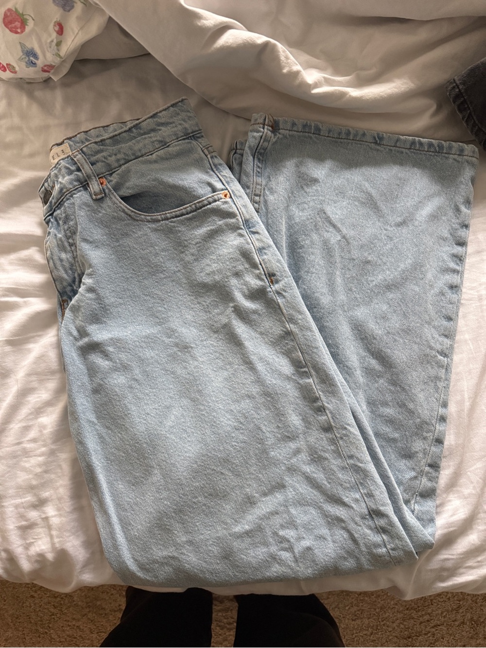 Motel Rocks Roomy Extra Wide Low rise jeans